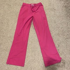 Healing hand pink scrub pants